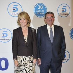 Esperanza Aguirre y Alejandro Echevarría