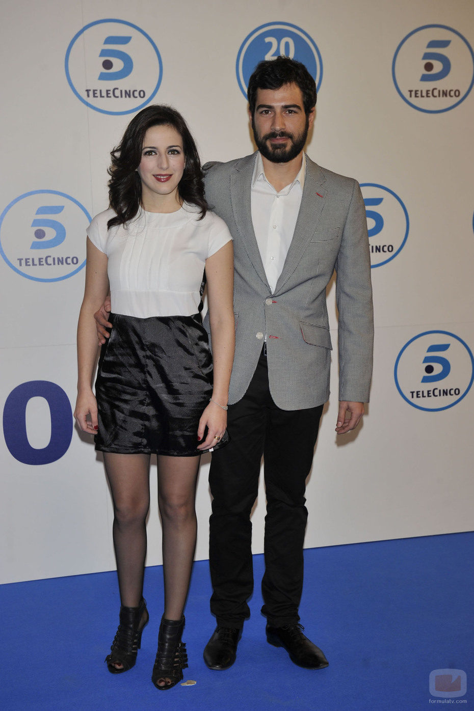 Ruth Núñez y Alejandro Tous en la gala de Telecinco