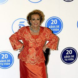 Carmen Sevilla en la gala de Telecinco