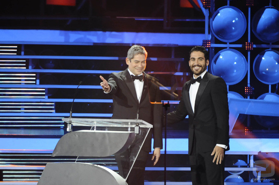 Boris Izaguirre y Miguel Ángel Silvestre
