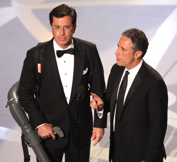 Stephen Colbert y Jon Stewart