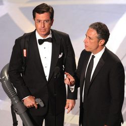 Stephen Colbert y Jon Stewart