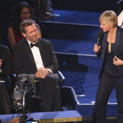 Hugh Laurie y Ellen DeGeneres