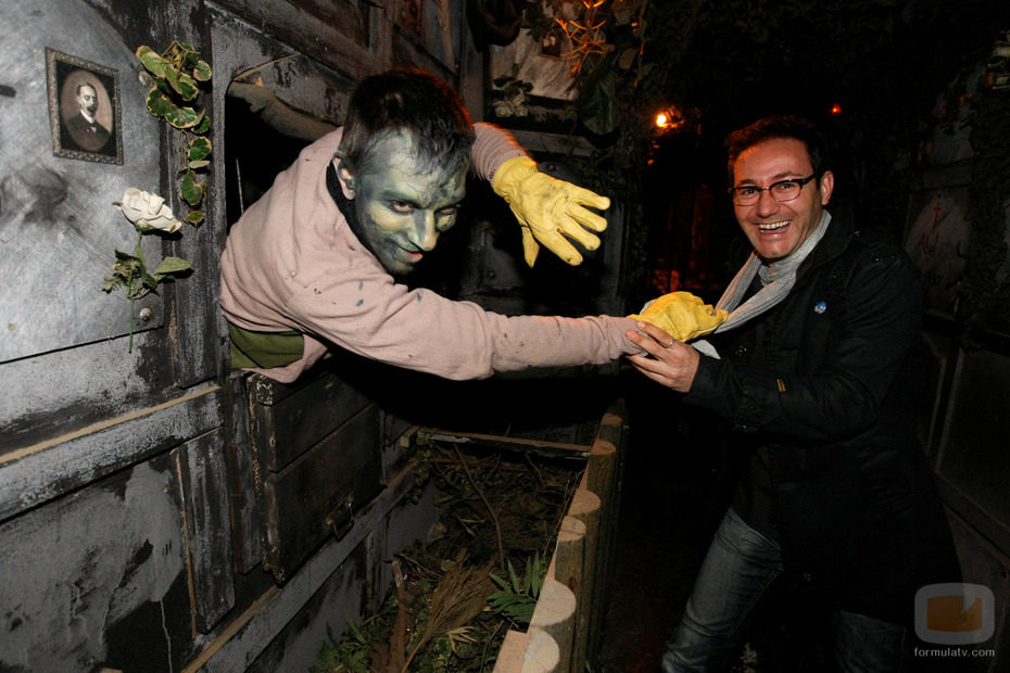 Carlos Santos con Frankestein