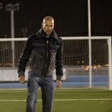 Zidane controlando la pelota