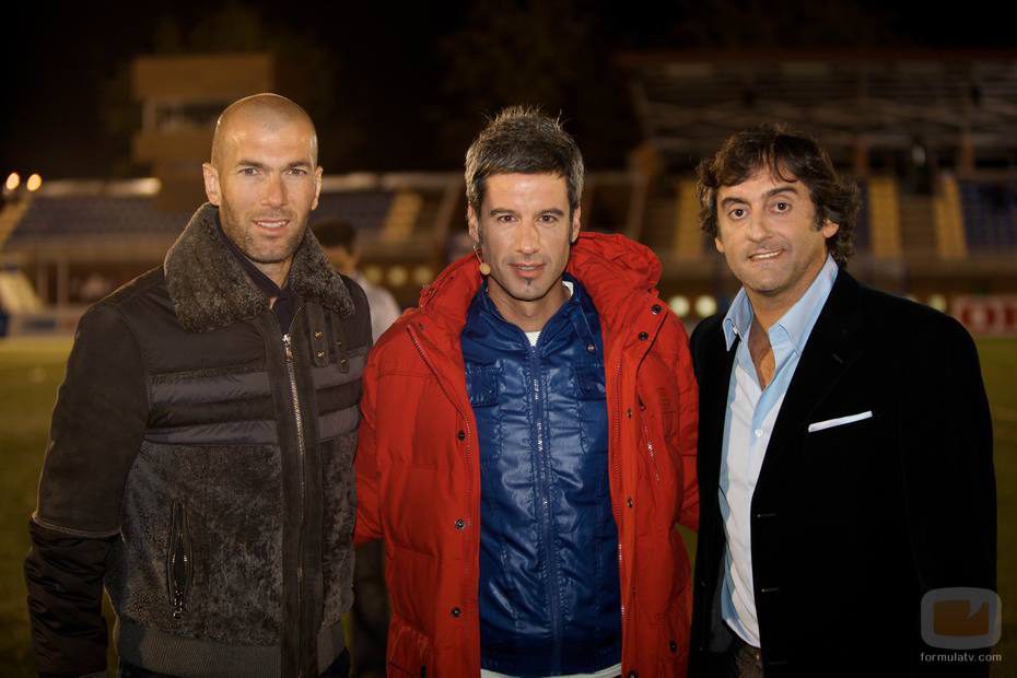 Zinedine Zidane, Nico Abad y Enzo Francescoli
