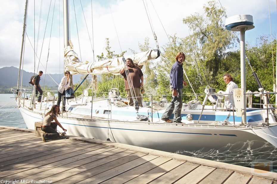 El grupo de Sawyer a punto de zarpar