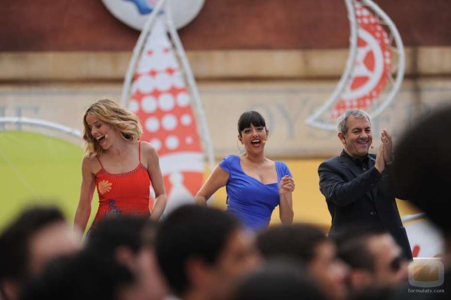 Inma del Moral, Yolanda Ramos y Carlos Sobera