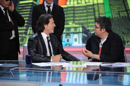 Florentino Fernández charla con Pepe Navarro