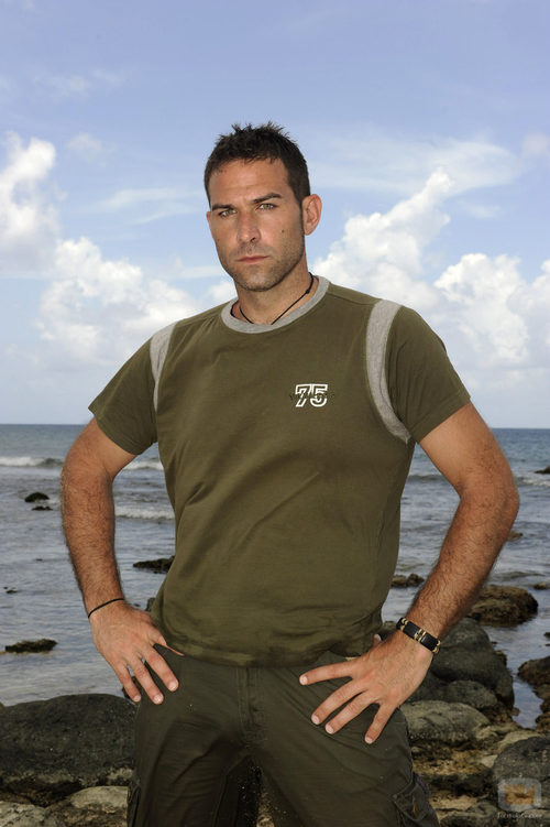 Víctor Roldán en la isla de 'Supervivientes 2010'