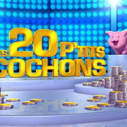 Logotipo de "Les 20 P'tits cochons" (Los 20 cerditos)