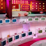 El plató de 'Los 20 cerditos'