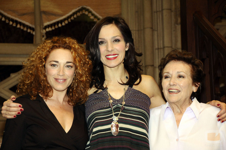 Cristina Marcos, Natalia Millán y Amparo Baró