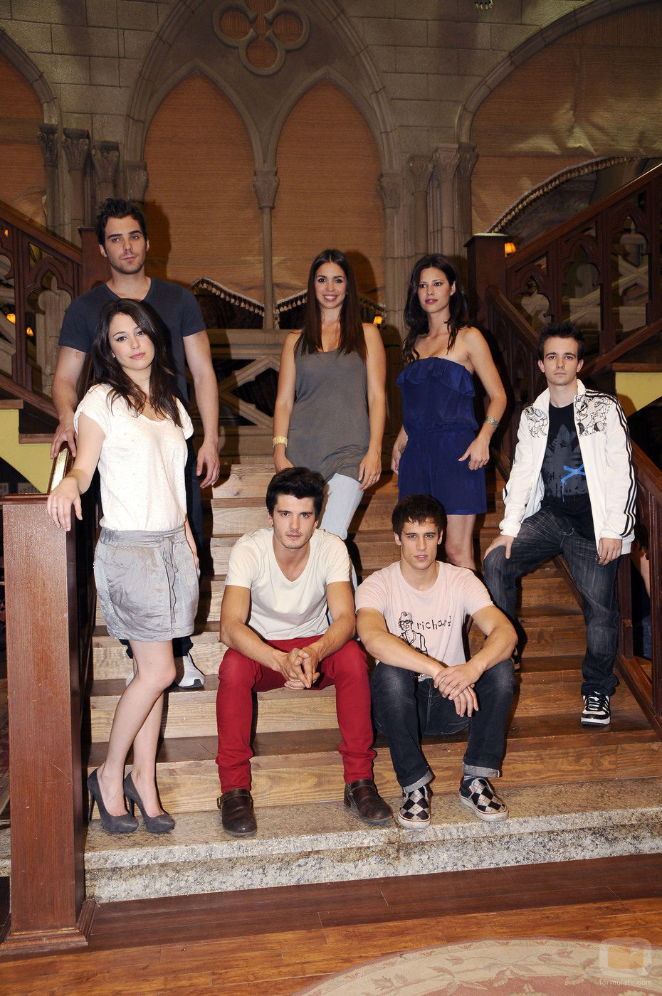 Los jóvenes de la séptima temporada de 'El internado'