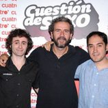 Willy Toledo, Javier Pereira y Alfonso Lara