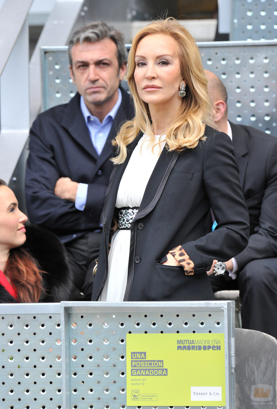 Carmen Lomana en el tenis