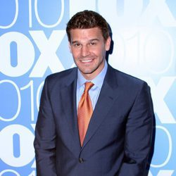 El actor David Boreanaz en los Upfronts de 2010