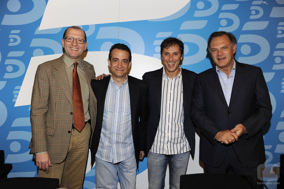 Manuel Villanueva, JJ Santos, Paco González y Pedro Piqueras