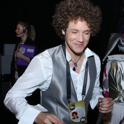 Daniel Diges llega al primer ensayo de Eurovisión 2010