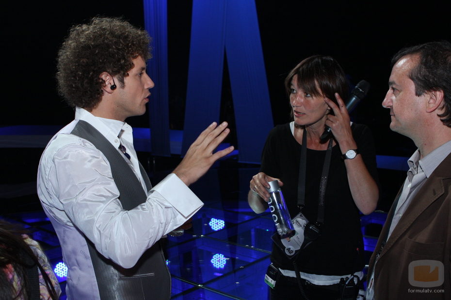 El primer ensayo de Daniel Diges en Eurovisión
