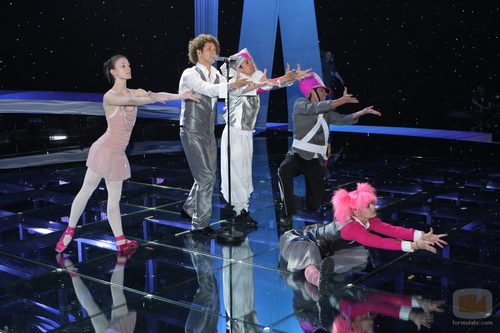 Daniel Diges en Eurovisión: primer ensayo