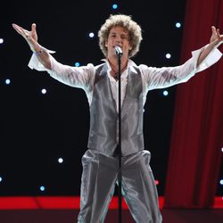Daniel Diges en su actuación durante Eurovisión 2010