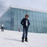 Daniel Diges a la intemperie en Oslo