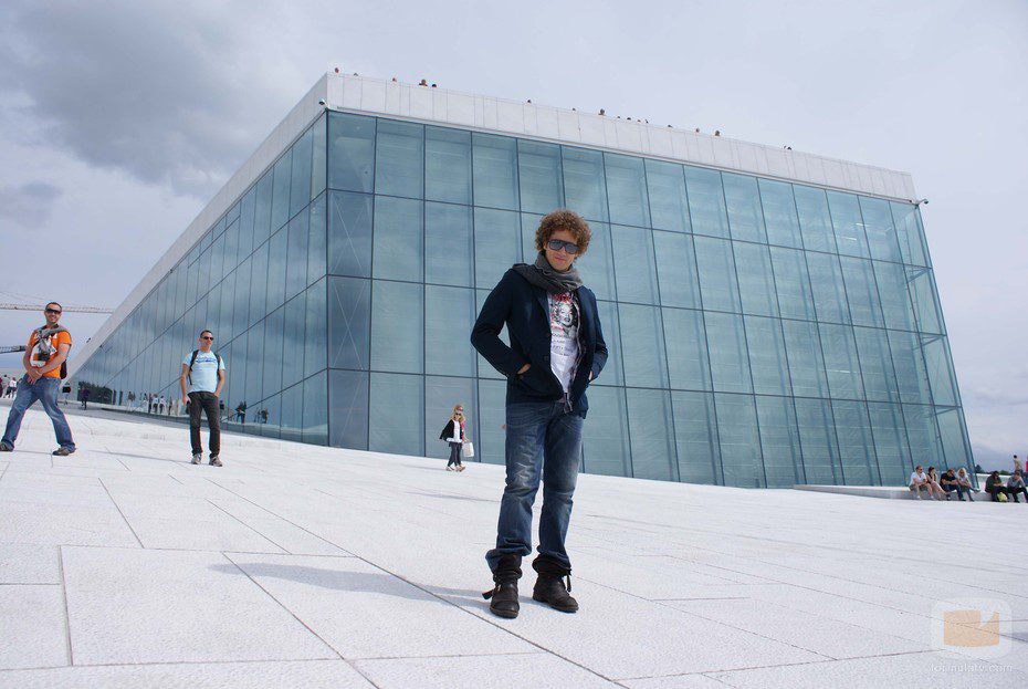 Daniel Diges a la intemperie en Oslo