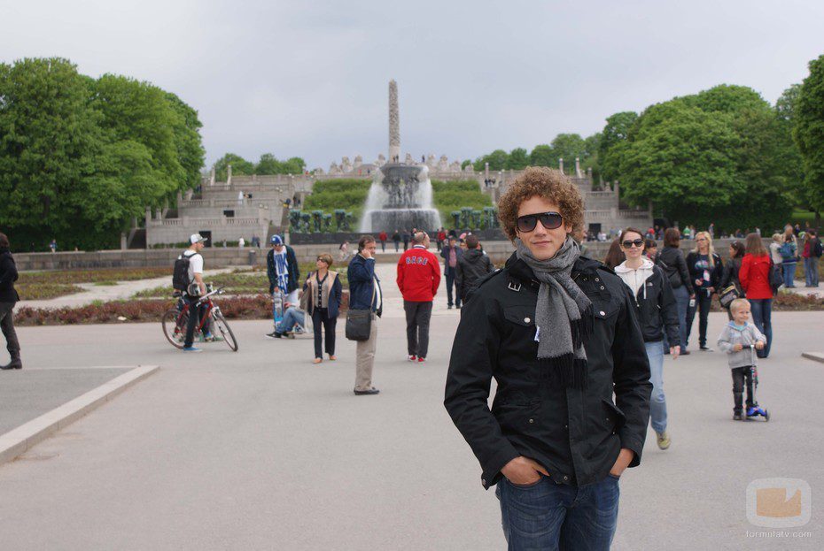 Daniel Diges de paseo