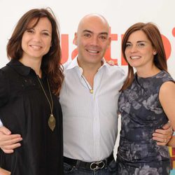 Sonia López, Enrique Sarasola y Carolina Cubillo