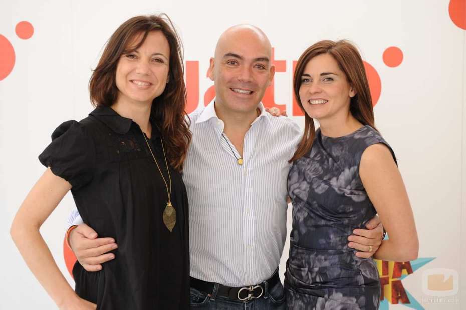 Sonia López, Enrique Sarasola y Carolina Cubillo