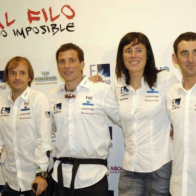 El equipo de 'Al filo de lo imposible'