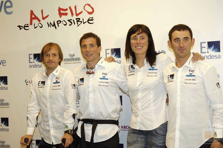 El equipo de 'Al filo de lo imposible'