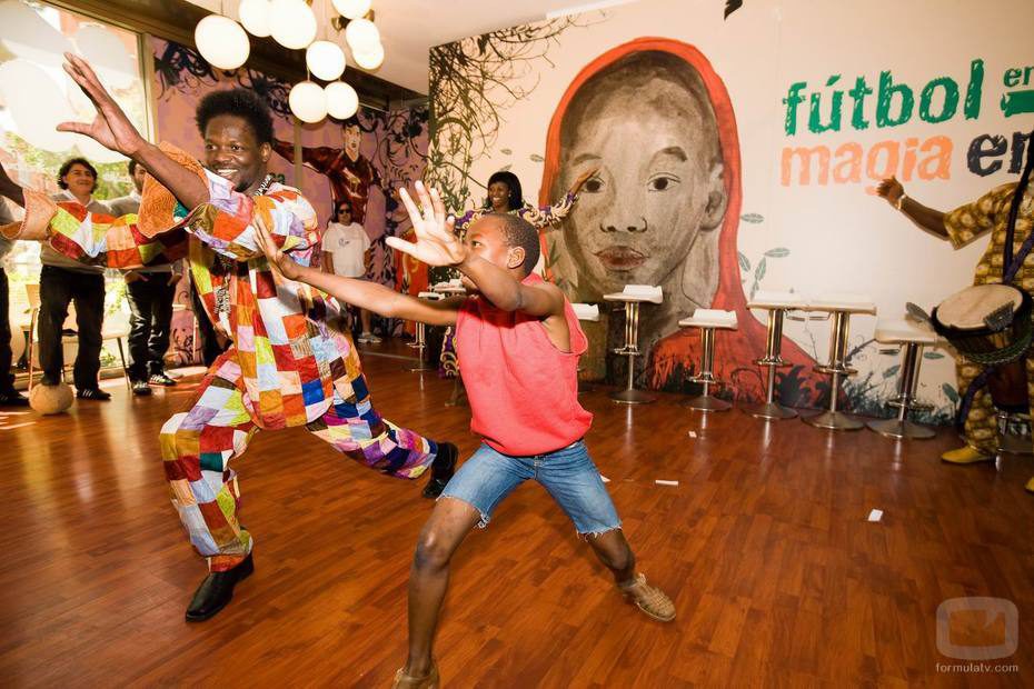 Danza africana durante el Mundial