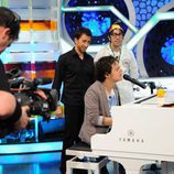 Jamie Cullum toca el piano en 'El hormiguero'