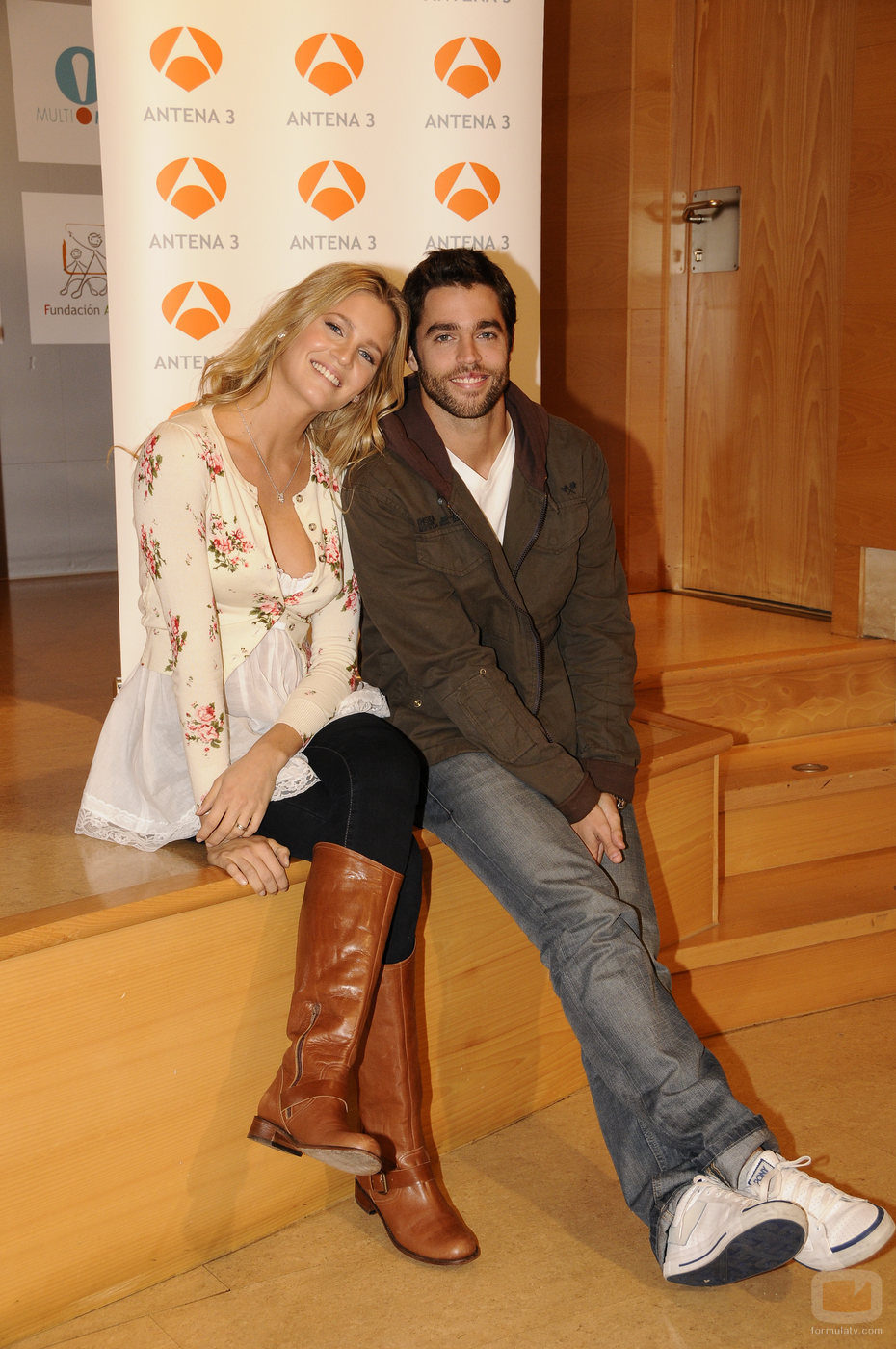 Liz Solari junto a Tomás de las Heras