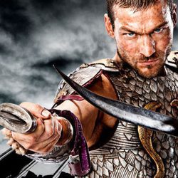 Cartel promocional de 'Spartacus: Sangre y Arena'