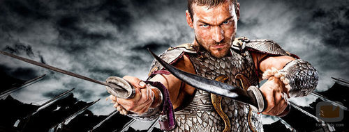 Cartel promocional de 'Spartacus: Sangre y Arena'