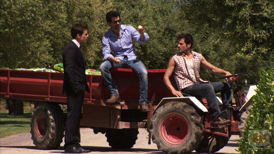 Óscar, Juan y Frank Reyes, de 'Gavilanes'