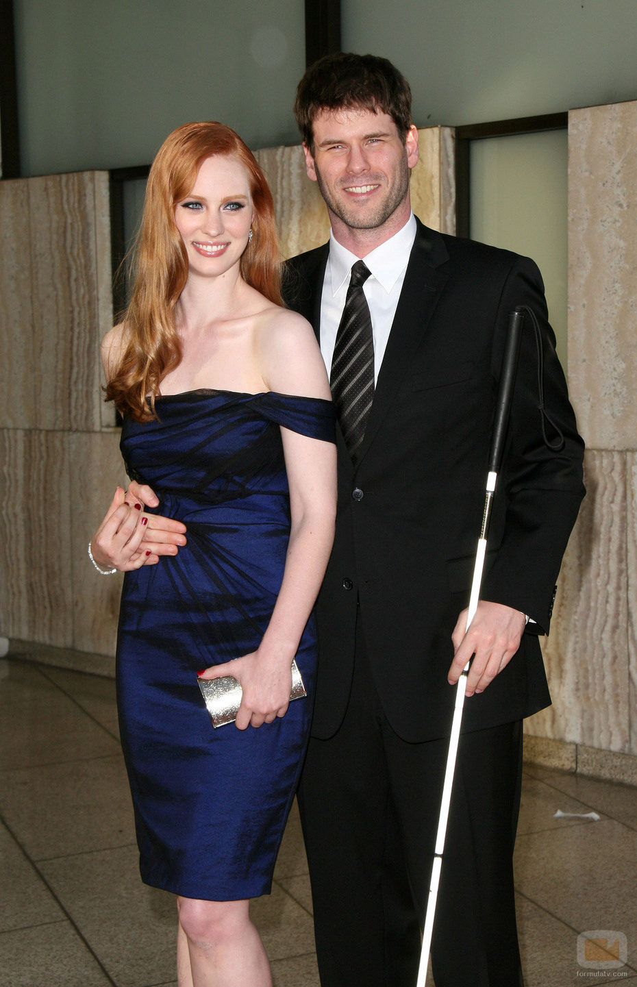 Deborah Ann Woll y su novio E.J. Scott