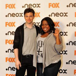 Chris Colfer y Amber Riley