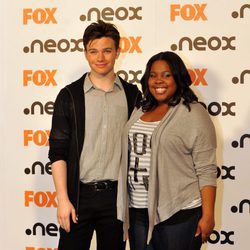 Chris Colfer y Amber Riley en el AC Palacio del Retiro de Madrid