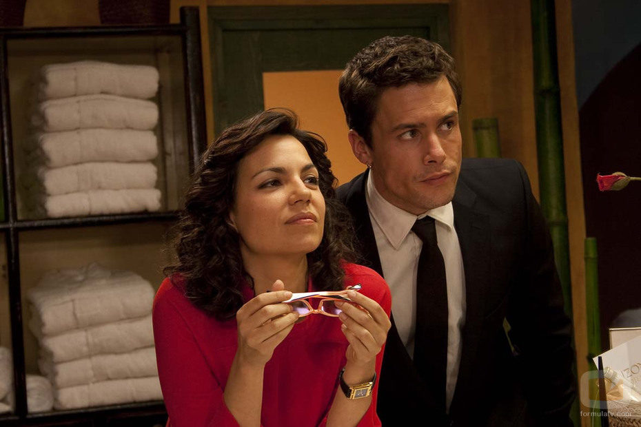 Roger Berruezo y Diana Palazón