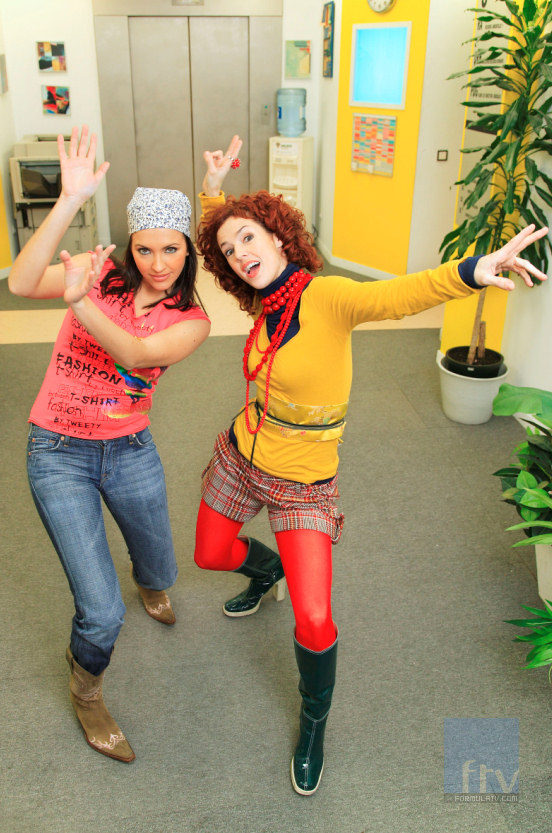 Ana Ruiz y Marta Belenguer en 'Camera Café'