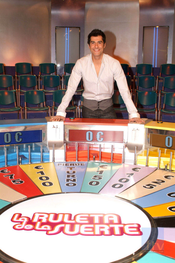 Jorge Fernández y la ruleta del programa