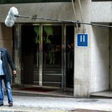 Jordi Rebellón rodando en Galicia para 'Hospital Central' 