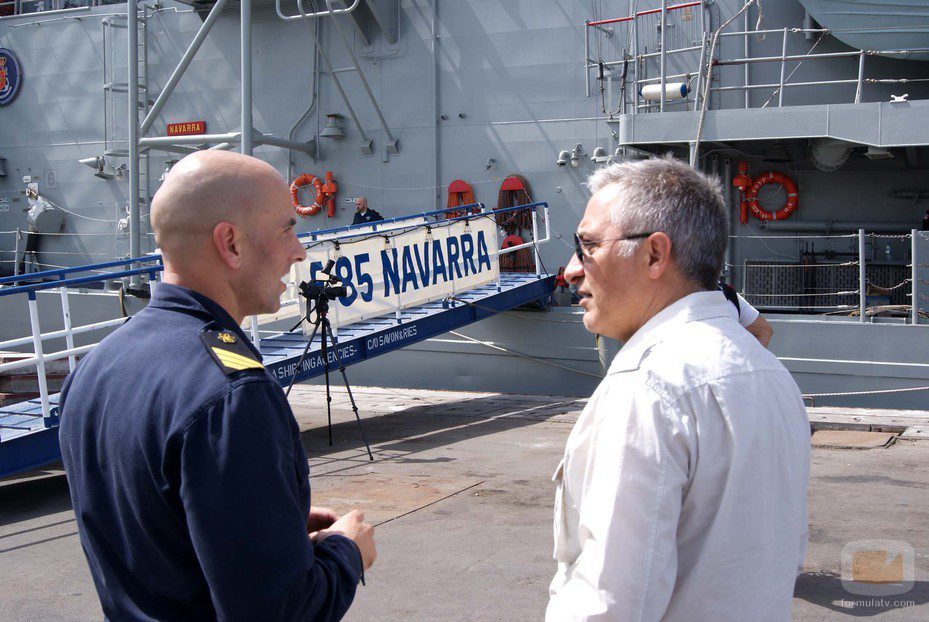 La fragata Navarra, en 'El infiltrado'