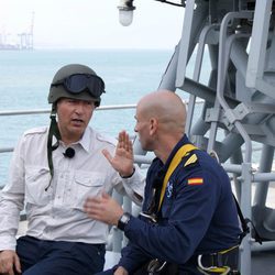 Sardá se infiltra en la fragata Navarra