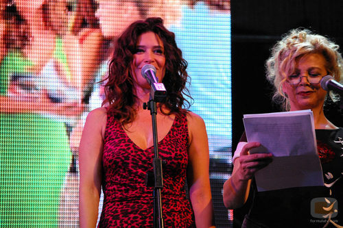 Angie Cepeda y Kiti Manver en el Orgullo Gay 2010