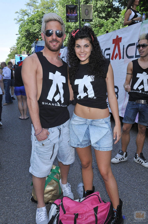 Keko y Ariadna de 'Fama' en el Orgullo Gay 2010